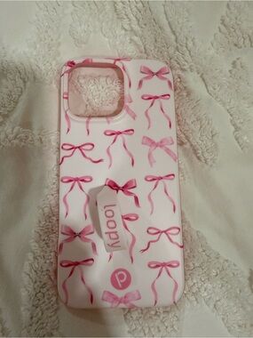 Loopy Case Pink Ribbon iPhone 16 pro max